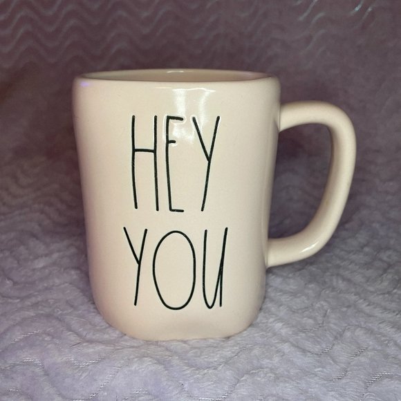 Rae Dunn Other - ☕️***SALE***☕️ 2/$10 Rae Dunn Coffee Mug - "Hey You"